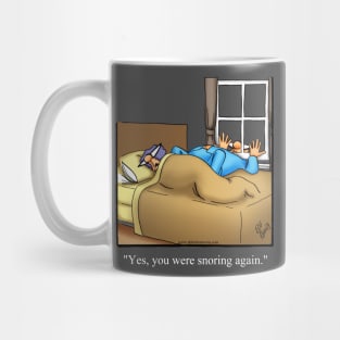 Funny Spectickles Snoring Cartoon Humor Mug